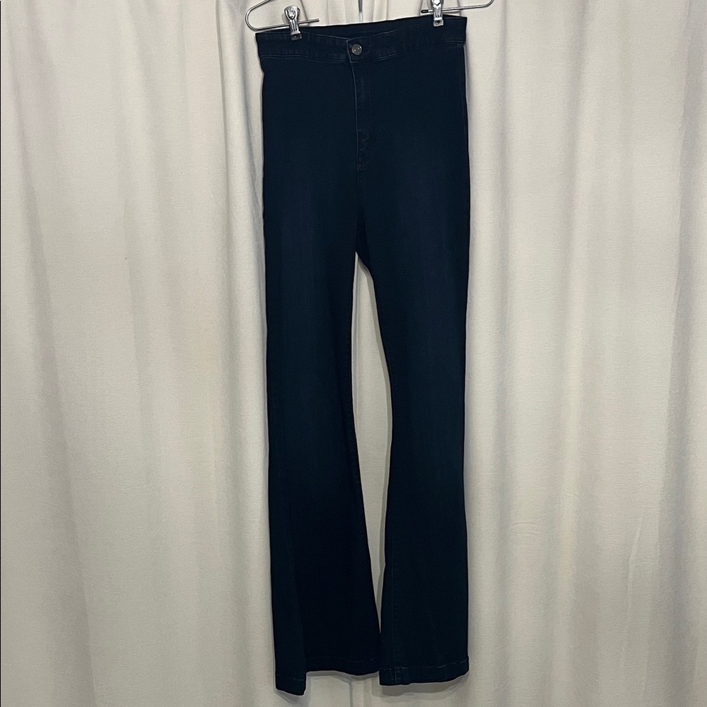 Boutique Dark Blue Women's High Waisted Jeans